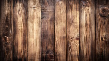 Fototapeta premium Dark Brown Wooden Planks Background Texture