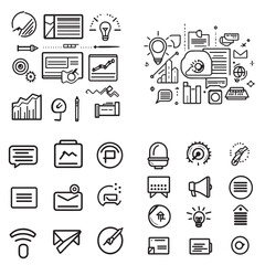 set of icons for web