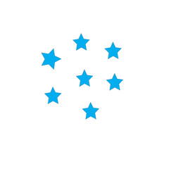 stars icon design template