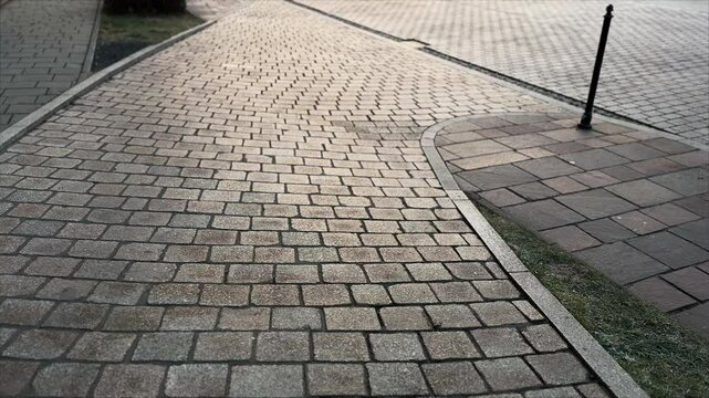 stone steps in the city