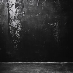 Obraz premium black wall concrete texture background