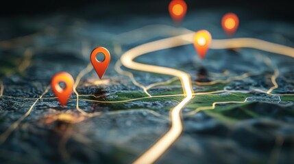 Navigation, Route Planning, Location Tracking, GPS, 