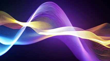 Dynamic beams bright light ripple dark background forming vibrant energy filled animation glittering effects perfect creative video projects - Powered by Adobe