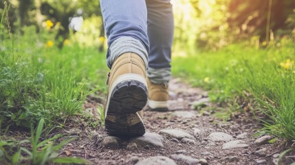 Walking for Mental Health in Nature's Embrace