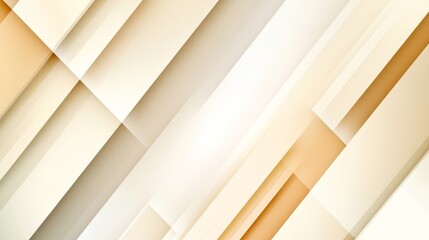 Obraz premium Abstract geometric background with soft beige and cream tones.
