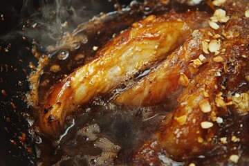 chicken in a pan