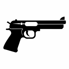 gun isolated on white