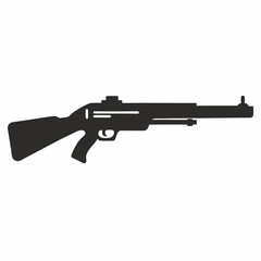 gun isolated on white