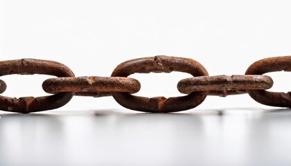 Obraz premium rusty chain links
