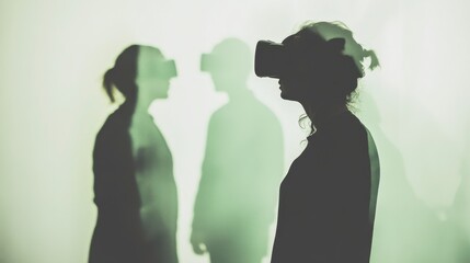 Team Meeting with Augmented Reality Participants