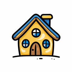 house home roof logo vector icon design