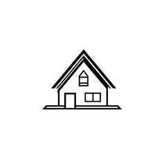 house home roof logo vector icon design