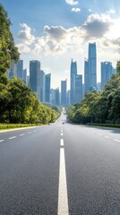 Motorcyclists traverse a busy city street with nearby vehicles, adding to the lively transportation scene