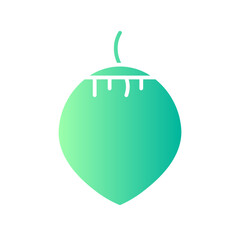 coconut gradient icon