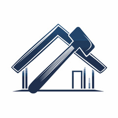 house home roof logo vector icon design