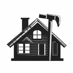house home roof logo vector icon design