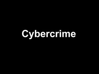 cybercrime