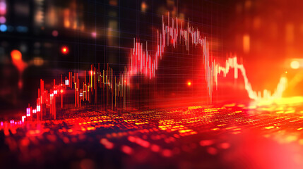 Economic Challenges and Stock Market Crash Representation