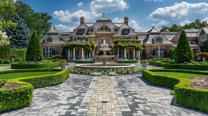 Obraz premium luxury home entrance with beautiful designs