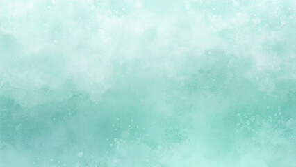 Mint Frost Light Mint Merging into Frosty White Abstract Gradient