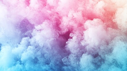 Obraz premium Abstract pastel colored smoke clouds background.