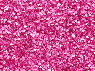 Obraz premium sweet pink confetti glitter shiny magic glamour valentine love luxury paper anniversary event festive party romantic wallpaper background