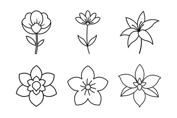 Set of a Sun Art Rose Black and White Sun vector