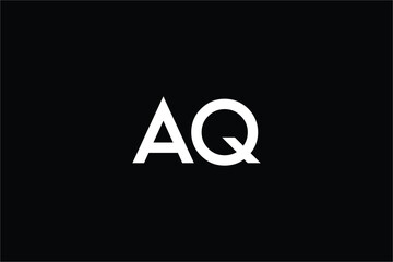 AQ Letter Logo, AQ logo, A logo, Q logo, Monogram logo, AQ Monogram logo