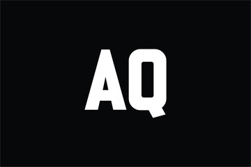 AQ Letter Logo, AQ logo, A logo, Q logo, Monogram logo, AQ Monogram logo