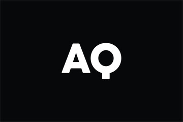 AQ Letter Logo, AQ logo, A logo, Q logo, Monogram logo, AQ Monogram logo