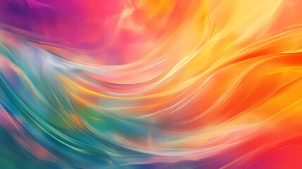 Obraz premium Abstract colorful gradient with waves and lines vibrant blur background design. Twilit. Illustration