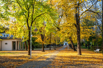 Kuranlage, Bad Salzelmen, Sch&ouml;nebeck, Sachsen Anhalt, Deutschland 
