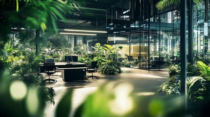 Fototapeta premium Emphasizing ESG principles fosters a healthier business atmosphere for all.