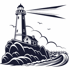 lighthouse on the island