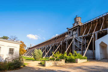 Gradierwerk, Kuranlage, Bad Salzelmen, Schönebeck, Sachsen Anhalt, Deutschland 