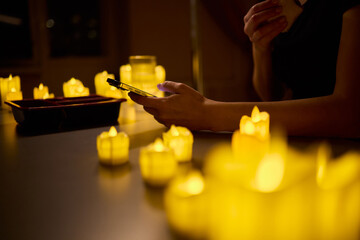 Enjoy a Romantic Candlelit Dining Experience with your Favorite Takeout Meal for Two