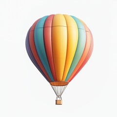 Colorful Hot Air Balloon Ride Adventure and Travel