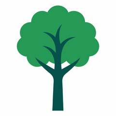 tree silhouette vector illustrator 