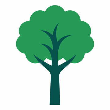 tree silhouette vector illustrator 