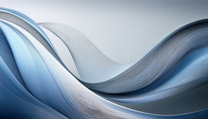 create a linkedin cover image with abstract flowing lines in soft blue and grey tones representing connection and fluidity clean and minimalistic design