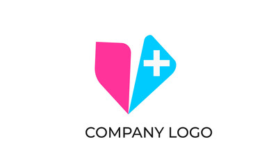 Abstract Logo Design with Bold Geometric Forms for High-Tech Firms
