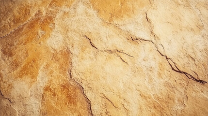 Vibrant Orange-Brown and Fiery Gold Stone Surface: Close-up of Rocky Mountain Sandstone Texture. Bright Abstract Background for Creative Marketing. AI-Generated Design Element for Banners, Flyers, and