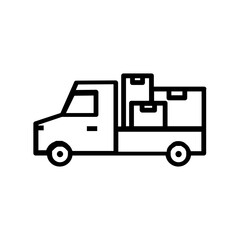shipping truck icon