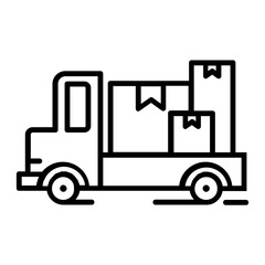 shipping truck icon