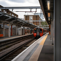 Orderly Symmetry at the Subway Station A Captivating Timelapse Portrayal