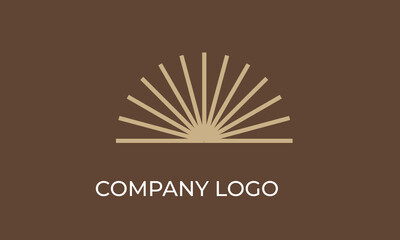 Abstract Logo Design with a Monochromatic Style for Sleek Branding
