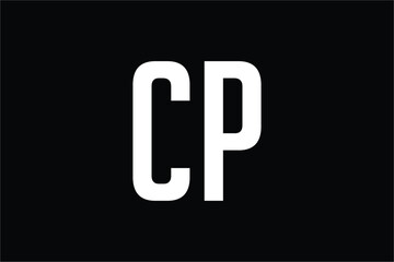 CP Letter Logo, CP logo, C logo, P logo, Monogram logo, CP Monogram logo