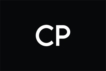 CP Letter Logo, CP logo, C logo, P logo, Monogram logo, CP Monogram logo