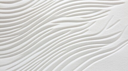 Obraz premium Smooth Textured Surface with Flowing Lines and Organic Patterns in Soft White Color