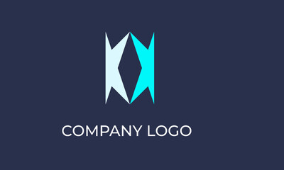 Abstract Logo Design with Subtle Geometric Elements
